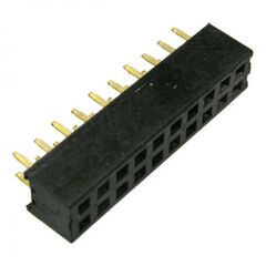 PBD2-20 (PBD2-2X10) 2.00 MM, гнездо для плат 2.00 мм pbd2-20 (pbd2-2x10) 2.00 мм, 20 контактов