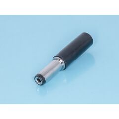 DJK-10AL, разъем питания штыревой 2,1х5,5мм, гнездо на кабель, l=14мм