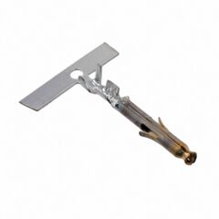 770904-1, контакт разъема mini-universal mate-n-lok; тип: контакт розетки; ток: 11.2 а; напряжение: 600 в; монтаж: обжим; провод awg