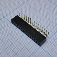 PBD-30R (2x15), гнездо на плату 2.54мм