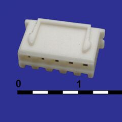 H-05 PITCH 2.54MM + TERMINAL, разъем питания низковольтный розетка 2.54 мм, 5 контактов