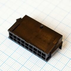 KLS1-XM1-3.00-2X09-FH/T, разъем низковольтного питания, вилка без конт 3мм