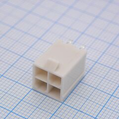 39288040, разъем типа провод-плата, вертикальный, 94v-0, 4.2 мм, 4 контакт(-ов), штыревой разъем