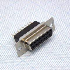 KLS1-171A-15-F-L, d-sub, розетка на плату