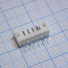 B6B-PH-K-S (LF)(SN), conn header ph top 6pos 2mm