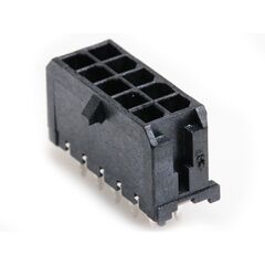 430451012, прямоугольный разъем, серия micro-fit 3.0 43045, 10 контакт(-ов), штыревой разъем, 3 мм