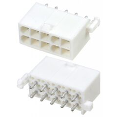 1-770743-0, разъем питания на плату, серия mini universal mate-n-lok, 10 контактов, штекер, 4.14 мм