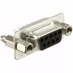 3-1634222-2, разъем d sub, 9 контакт(-ов), гнездо, da, серия amplimite hd-20