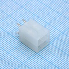 DS1073-01-2X2MVT6, разъем питания (с контактами) mini-fit, 4pin, вилка на плату, шаг 4,2мм