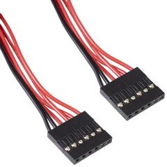 BLS-6 *2 AWG26 0.3M, межплатный кабель питания на разъемах bls-6 с двух сторон, с проводом awg26, длина 0.3 м