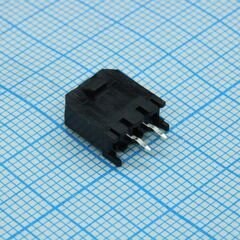 L-KLS1-XM1-3.00-1X02-S, 3.0mm pitch molex micro fit 3.0 wire to board connector,single layer,02 pins,straight male pin