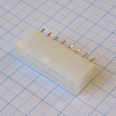 DS1073-01-2X8MVT6, разъем низковольтного питания, вилка