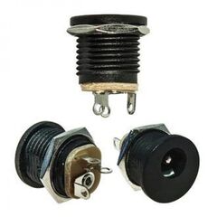 TC-022 2.0MM, разъем питания штырьковый tc-022 2.0 мм, монтаж на панель