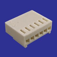 HU-06 PITCH 2.54MM+TERMINAL, разъем низковольтный розетка 6 контактов шаг 2.54мм