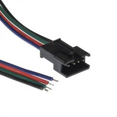 SM CONNECTOR 4P*150MM 22AWG MALE, межплатный кабель питания sm коннектор, 4p*150 мм, 22awg, вилка