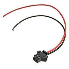 SM CONNECTOR 2P*150MM 22AWG FEMALE, межплатный кабель питания sm коннектор, 2p*150 мм, 22awg, розетка