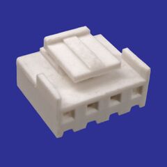 PHU2-04 PITCH 3.96 MM + TERMINALS, разъем питания 4 контакта, гнездо на кабель, шаг 3,96мм