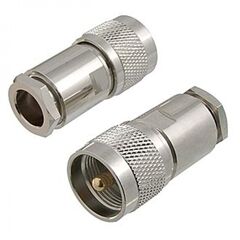 UHF-S213P, разъем высокочастотный штекер uhf, пайка на кабель rg213