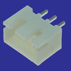 W-03 PITCH 2.54MM, разъем питания 3 контакта, вилка прямая на плату, шаг 2,54мм