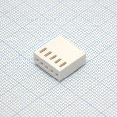 KLS1-2.54-05-H, розетка на кабель c контактами 2.54мм