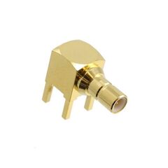 1-1337481-0, разъем smb коаксиальный, прямоугольное гнездо, пайка, 50 ом, латунь, 4ghz