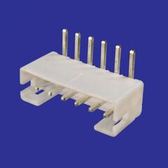WB-06R (MW-6MR) PITCH 2.00 М, разъем питания 6 контактов, вилка угловая на плату, шаг 2,00мм