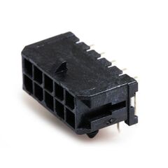 430451001, прямоугольный разъем, серия micro-fit 3.0 43045, 10 контакт(-ов), штыревой разъем, 3 мм