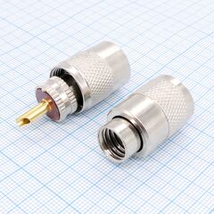 UHF-U213P шт накрутка RG-213, разъем высокочастотный, штекер uhf, накрутка на кабель rg213