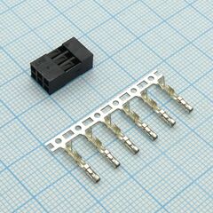 I-DS1071-SCB02*3, гнезда на кабель, двухрядные