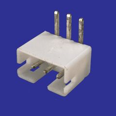 WB-03R (MW-3MR) PITCH 2.00 М, разъем питания 3 контакта, вилка угловая на плату, шаг 2,00мм