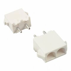 350786-1, разъем питания на плату, серия mini universal mate-n-lok, 2 контакта, штекер, 6,35 мм
