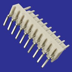 WF-10R PITCH 2.54MM, разъем питания 10 контактов, вилка угловая на плату, шаг 2,54мм