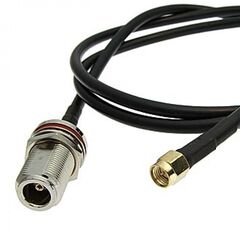 N-KY-3-RG58-100CM-SMA-J-3, разъем высокочастотный n-ky-3-rg58-100cm-sma-j-3, длина 10 см