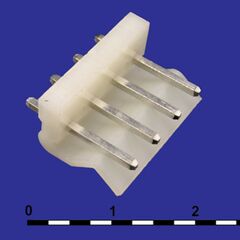 MPW-04 PITCH 5.08 MM, разъем питания низковольтный mpw-04 шаг 5.08 мм, 4 контакта
