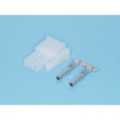 MF-2F, разъем питания (с контактами) mini-fit, 2pin, гнездо на кабель, шаг 4,2мм