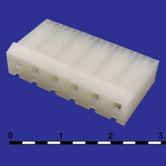MHU-06 PITCH 5.08 MM + TERMINALS, разъем питания mhu-xx, гнездо 6pin, шаг 5.08мм