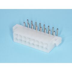 MF-16MRB, разъем питания mini-fit 16 контактов, вилка на плату, прямой угол, под винты, шаг 4,2мм