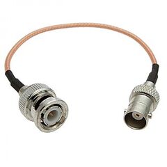 BNC-J-1.5-RG316-15CM-BNC-K-1.5, разъем высокочастотный, кабельная сборка bnc штекер - bnc гнездо, длина 15 см