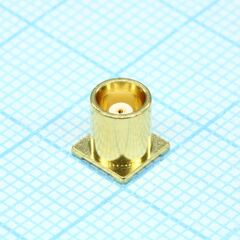 1-1337582-0, разъем mcx коаксиальный, прямое гнездо, вертикальный поверхностный монтаж (smd), 50 ом