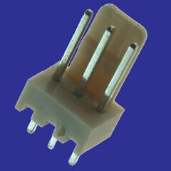 WF-03 PITCH 2.54MM, разъем питания 3 контакта, вилка прямая на плату, шаг 2,54мм