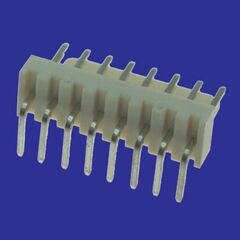 WF-08R PITCH 2.54MM, разъем питания 8 контактов, вилка угловая на плату, шаг 2,54мм