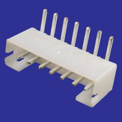 WB-07R (MW-7MR) PITCH 2.00 М, разъем питания 7 контактов, вилка угловая на плату, шаг 2,00мм