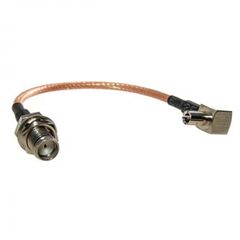 SMA-K-1.5-RG316-10CM-TS9, разъем высокочастотный, кабельная сборка sma гнездо - ts9 штекер, длина 15 см