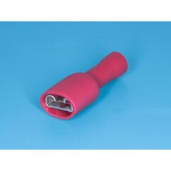 TAI-1.25FI, клемма ножевая 6,3мм, гнездо на провод 0,25-1,5мм, полностью изолированная, кратно 100шт