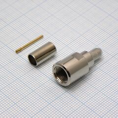 FME штекер обжим RG-58, вч разъем