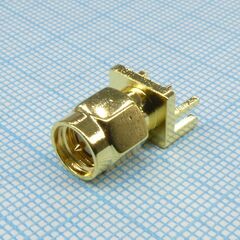 KLS1-SMA021, разъем sma для монтажа на печатной плате с штекером прямого типа