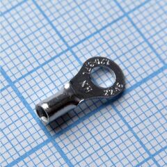 GRNB 1.25-3.7L, наконечник кабельный кольцевой без изоляции d=3.7мм, сеч. пров.0.5-1.5мм2