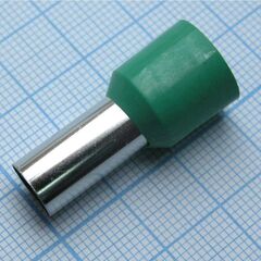 HE 35-16 Green, наконечник кабельный торцевой трубчатый с изоляцией, l=30/16мм, сеч. пров. 35мм2