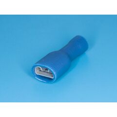 TAI-2FI, клемма ножевая 6,3мм, гнездо на провод 1,5-2,5мм, полностью изолированная, кратно 100шт
