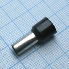 HE 16-12 Black, наконечник кабельный торцевой трубчатый с изоляцией, l=22.2/12мм, сеч. пров. 16мм2
